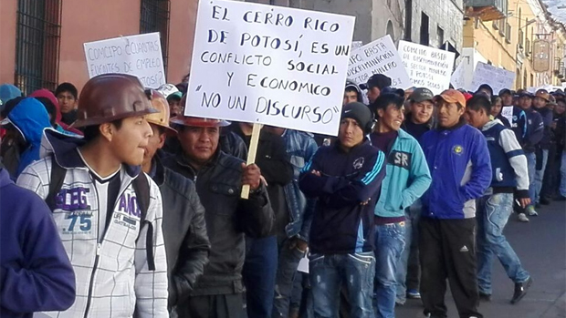 Marcha De Mineros Exige Cambiar Dirigencia De Comcipo Erbol Digital