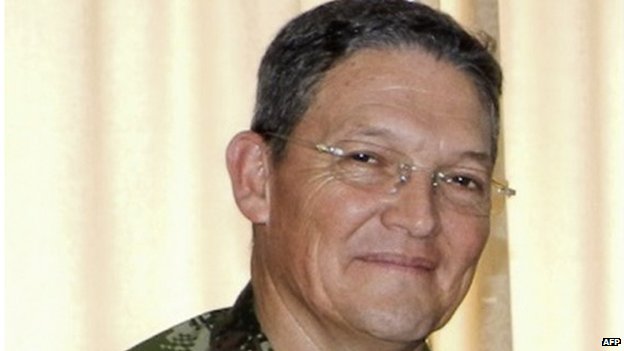 El general Rubén Darío Alzate. / AFP El general Rubén Darío Alzate. / AFP
