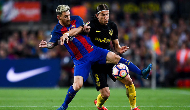 BARCELONA EMPATA CON ATLÉTICO Y SE LESIONA MESSI