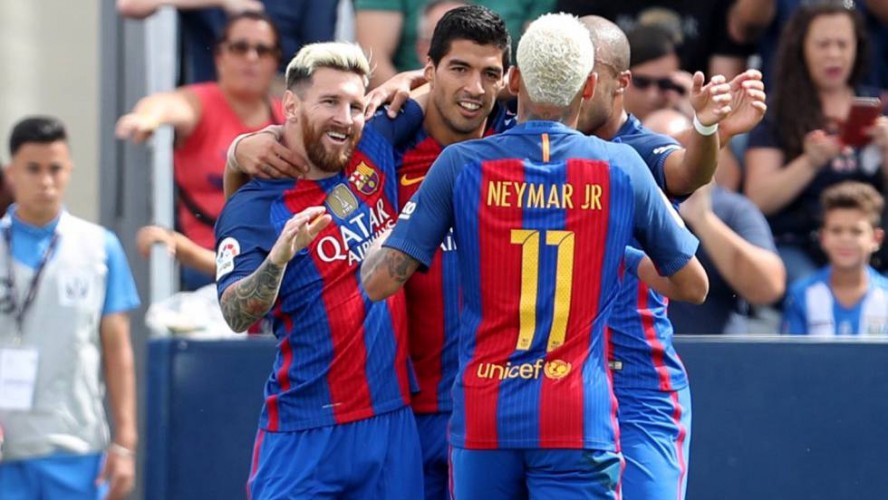 BARCELONA GOLEA AL LEGANÉS Y ES PUNTERO