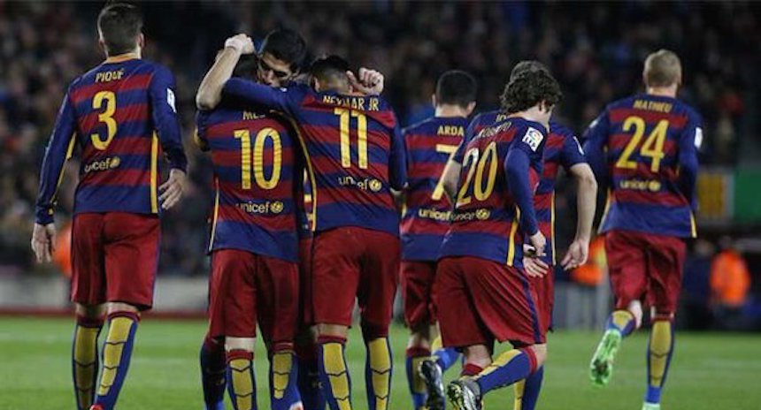 BARCELONA GOLEA A RAYO VALLECANO Y MANDA EN ESPAÑA