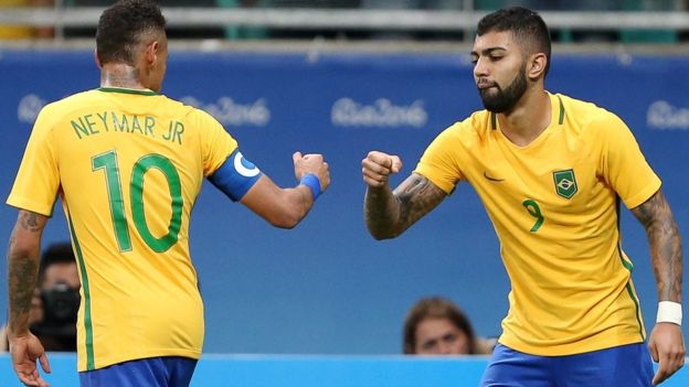 EL BRASIL DE NEYMAR GOLEA Y VA POR EL ORO 