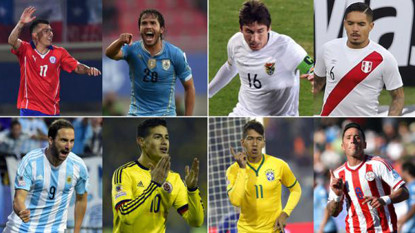 Copa America 2015 - Cuartos de final: Chile vs Uruguay, Bolivia, Perú, Argentina vs Colombia y Brasil vs Paraguay