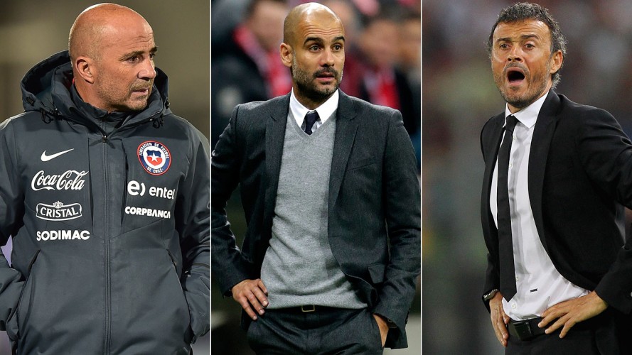 SAMPAOLI, GUARDIOLA Y LUIS ENRIQUE FINALISTAS PARA MEJOR ENTRENADOR DEL 2015 SAMPAOLI, GUARDIOLA Y LUIS ENRIQUE FINALISTAS PARA MEJOR ENTRENADOR DEL 2015