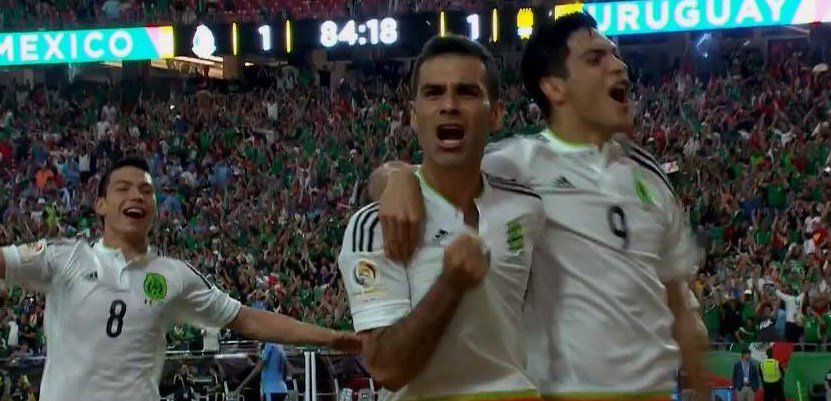 MÉXICO GANA CON AUTORIDAD A UN DURO URUGUAY