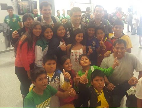 LA VERDE ESTÁ EN LA PAZ CON BASTANTE CANSACIO FÍSICO