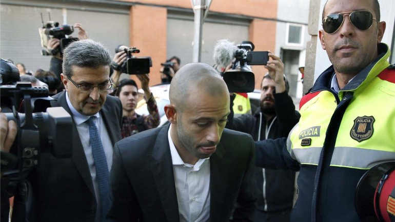 JAVIER MASCHERANO CONDENADO A UN AÑO DE PRISIÓN