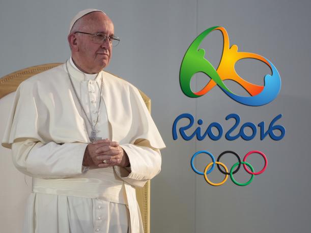PAPA FRANCISCO ENVÍA UN MENSAJE A LOS ATLETAS