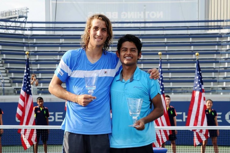 Boliviano Aguilar hace historia y gana en el US OPEN Juniors Erbol