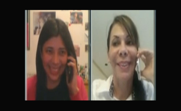 Zaskia Antelo y su madre Blanca Mercado