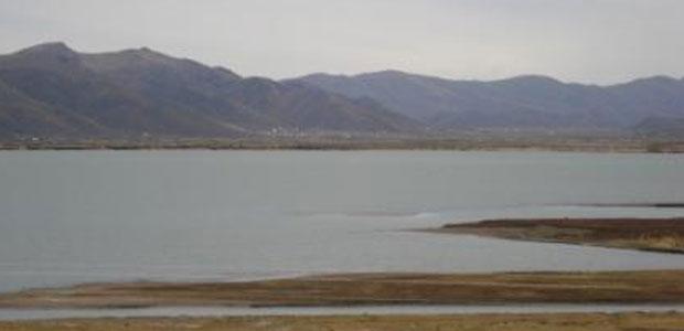 mira bolivia lago poopo-panorama