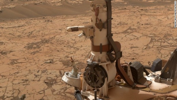 El Curiosity encuentra agua salada en Marte