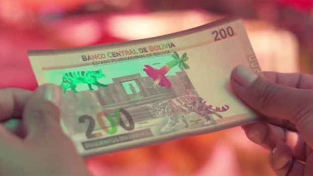 Billete de Bs200