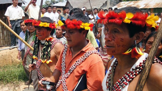 Foto de indígenas de la amazonía boliviana