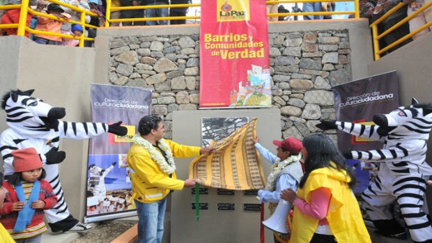Foto de Barrios de Verdad en la cuidad de La Paz