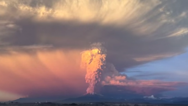 Explosión del volcán Calbuco en Chile
