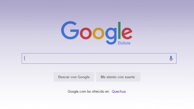 Buscador de Google Bolivia