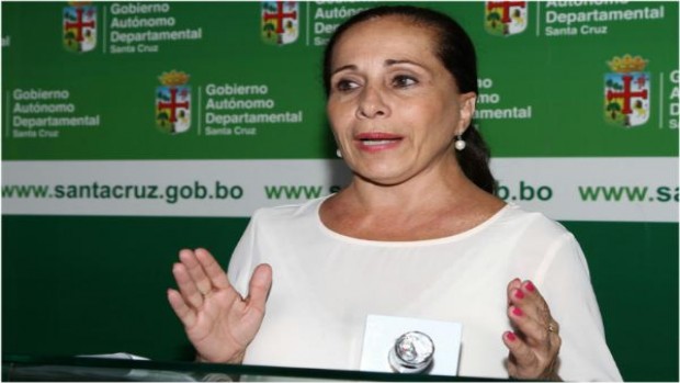 Foto de Ruth Lozada, gobernadora de Santa Cruz